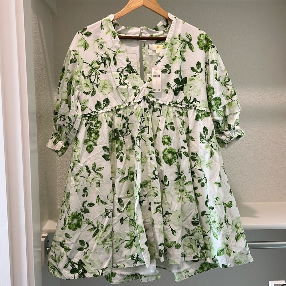 BNWT Maeve Anthropologie Garden Print Dress